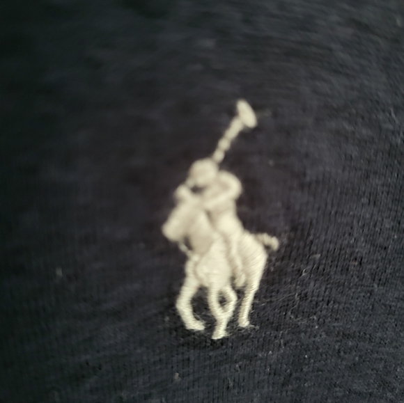 Polo Ralph Lauren Men's Luxury Smooth Jersey Pullover 1/4 Zip Navy Blue New 2XL - Picture 9 of 9